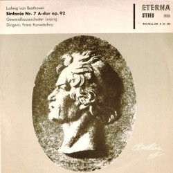 Пластинка Gewandhausorchester Leipzig. Dirigent: Franz Konwitschny L.v. Beethoven. Sinfonie Nr. 7